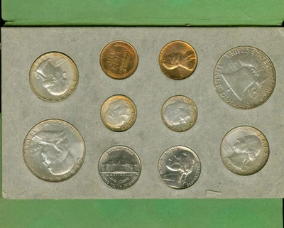 1958  DOUBLE MINT SET 20 COINS UNC TONING READY FOR CERTIFICATION UNTOUCHED . - Image 1 of 3