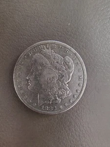 Silbermünze Morgan Dollar 1882 zirkuliert - Bild 1 von 2