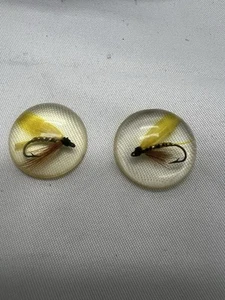 Lot of 22 acrylic encased fishing flies - Picture 1 of 9