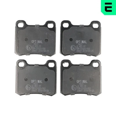 Bremsbelagsatz Scheibenbremse OPTIMAL BP-09423 für MERCEDES KLASSE W124 124 W202 - Bild 1 von 4