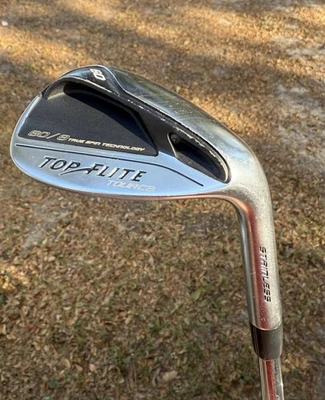 Top Flite Tour CB 60° 8 Bounce True Spin Wedge 高尔夫球杆不锈钢杆身 — 第 1/4 张图片