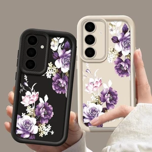 For Samsung S25 Ultra S24 S23 A05 A15 A56 Shockproof Peony Case TPU Flower Cover - Picture 1 of 15