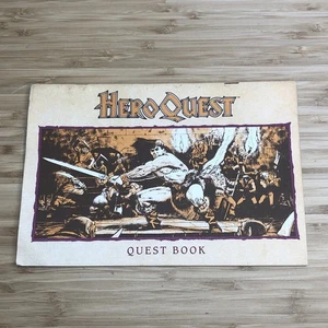 ORIGINAL 1989/90 Hero Quest Brettspiel System Questbuch Handbuch Milton Bradley - Bild 1 von 4
