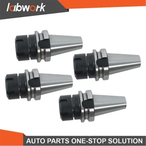 Labwork 4 Pcs Precision BT40 ER32 Tool Holder 2.75" Length 20000 RPM - Picture 1 of 24