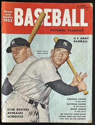 1953 Street & Smith's Baseball Yearbook-New York Yankees Mickey Mantle - Image 1 of 2