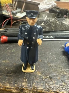 LGB 2036 2035 TROLLEY DARK BLUE TRAIN MAN MOTORMAN FIGURE G SCALE - Picture 1 of 3