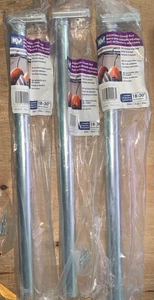 LOT OF 3 - Knape and Vogt Adjustable Closet Rods 18-30 Inches Model: KV2 ZC 18 - Picture 1 of 2