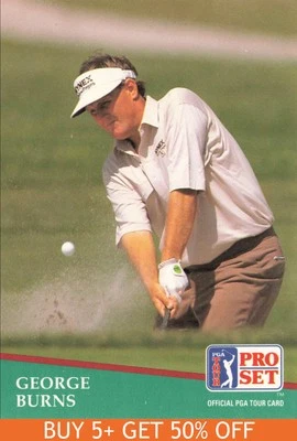 1991 Pro Set PGA Tour #169 George Burns Golf - Image 1 of 2