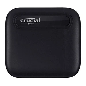 2TB Crucial X6 External Portable SSD, 540MB/s Sequential Read, USB-C 3.2 Gen-2, - Picture 1 of 4