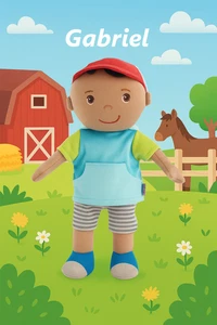 Gabriel  HABA Kuschelpuppe Spielfreund, Tröster , treuer Begleiter u.v.m. - Bild 1 von 3