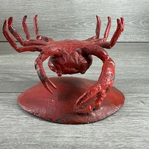 Vintage Deko Sammlerstück freistehende Gusseisen Schale Seifenablage in Krabbenform - Bild 1 von 11