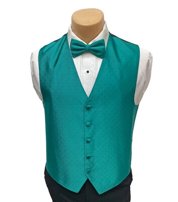Chaleco de Esmoquin Para Hombre Lauren Ralph Lauren Verde Jade con Elección de Corbata Foto 1 de 4