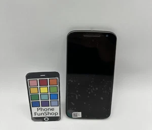 Genuine Motorola Moto G4 Plus LCD Assembly & Frame - Black - Picture 1 of 21