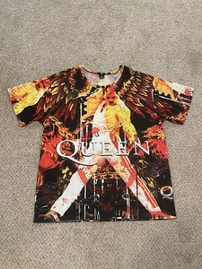 Queen Freddie Mercury All Over Print Shirt Men XL - Picture 1 of 4
