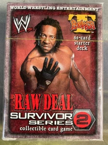 WWE Raw Deal Survivor Series 2: Booker T/B-Tizzy Edition Starter Deck Sealed - Picture 1 of 2