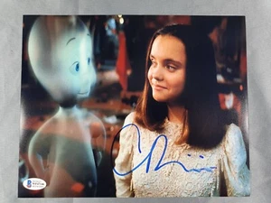 Christina Ricci Signed Casper 8x10 Photo Kat Beckett COA - Foto 1 di 6