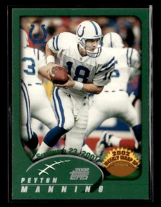 2002 Topps #292 Peyton Manning Weekly Wrap Up - Picture 1 of 2