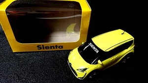 TOYOTA New Sienta Air Yellow Pull Back Mini Car  - Picture 1 of 12