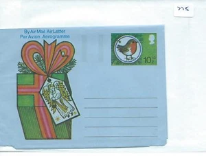 GB AEROGRAMMES - UNUSED - ILLUSTRATED - 375 - FESTIVE - 10.5p - Picture 1 of 1