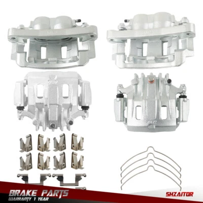 Front & Rear Brake Calipers w/ Bracket For 2000-2005 Ford Excursion F-250 F-350 Foto 1 de 4