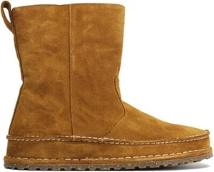Birkenstock Woman Lahti Genuine Shearling Suede Boot BROWN Size 9-9.5US / 40EU B - Picture 1 of 4