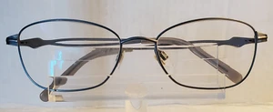 Women's Silver Metal Eyeglass Frame Only 54-18-135 - Picture 1 of 4