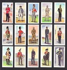 CIGARETTE/TRADE/CARDS. Morning Foods.BRITISH UNIFORMS.(1954).(Complete Set 25).