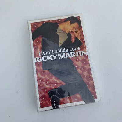 Ricky Martin Cassette Livin La Vida Loca Single Cassingle Slip Case Rare New - Image 1 of 3