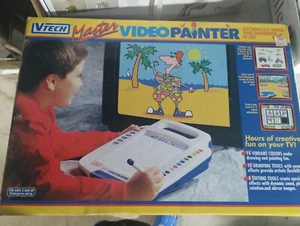 Vintage 1990’s VTech Master Video Painter TV Drawing Pad Unused in Open Box - Picture 1 of 8