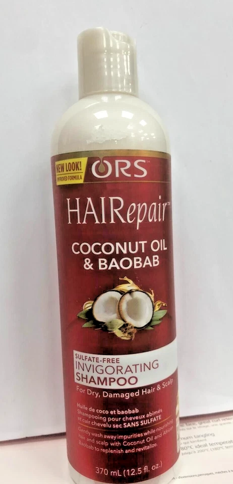 ORS | Coconut Oil & Baobab | Invigorating Shampoo 370ml - Image 1 of 1