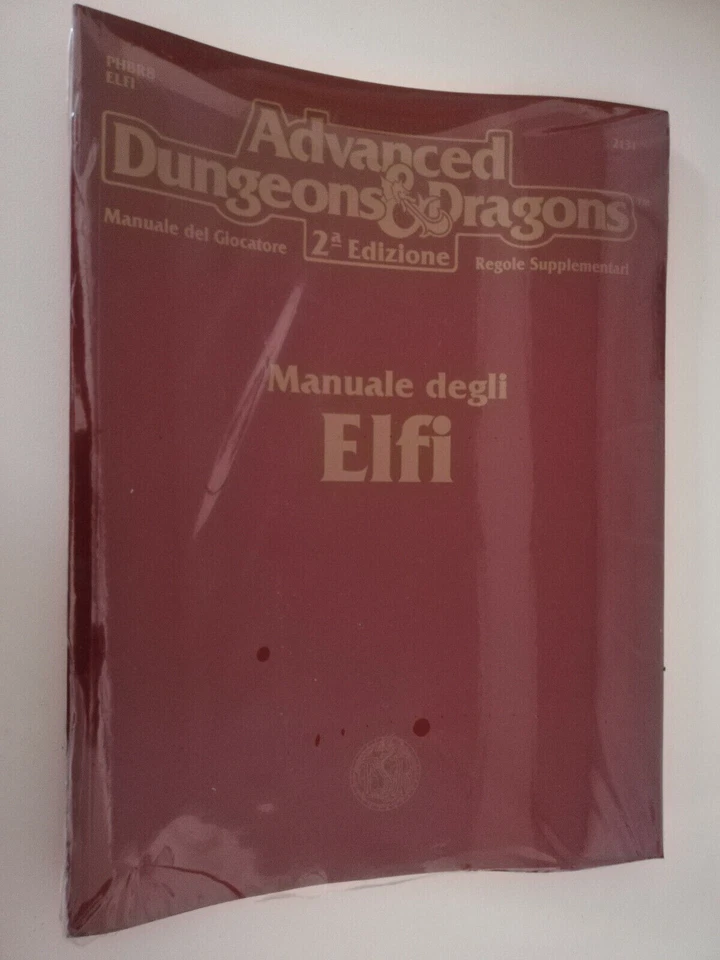 MANUALE DEGLI ELFI ADVANCED DUNGEONS & DRAGONS 2ND 2 EDIZIONE REGOLE - 037 - Immagine 1 di 1
