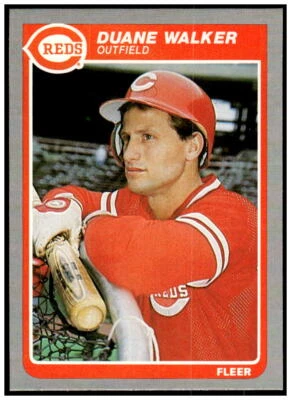 1985 Fleer #554 Duane Walker NM - Image 1 of 2