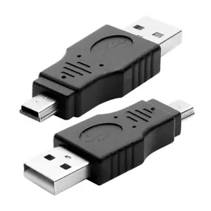 C21 USB 2.0 Mini Cable, USB A Plug to Mini USB B Plug Adapter Charging Cable - Picture 1 of 8