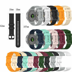 18/20/22mm Sports Silicone Replace Wrist Watch Bands Strap for Garmin Active
