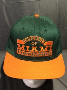 1990er University of Miami Snapback Mütze von The Game Hurricanes - Bild 1 von 7