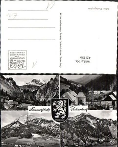 421186,Johnsbach Totale Kirche Bergkulissen Mehrbildkarte pub Cosy 3223 - Picture 1 of 1