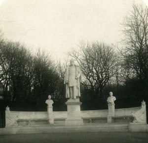 Germany Berlin Siegesallee Kaiser Wilhem I Statue Old Stereoview Photo NPG 1900 - Imagen 1 de 3