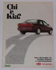 Advert Pubblicità 1993 KIA SEPHIA 1.6 GTX