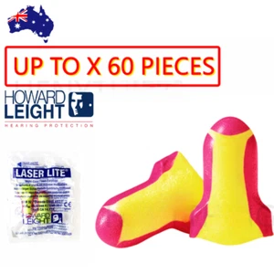 New Howard Leight Disposable EAR PLUGS Foam Laser Lite 32dB Sleep Snore AU - Picture 1 of 7
