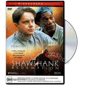The Shawshank Redemption (DVD, 1994) PAL Region 4 (Morgan Freeman, Tim Robbins) - Picture 1 of 5