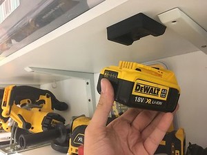 FIVE Black DeWALT XR BATTERY MOUNT for Brushless Multi Tool MultiTool Batteries