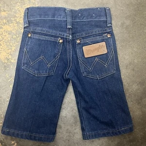 VINTAGE 80S WRANGLER TODDLER DENIM JEANS SIZE 1T SLIM USA - Picture 1 of 5