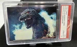 GODZILLA 1996 CHROMIUM AMADA #52 Graded 10 MINT SUPER COOL! VINTAGE - Picture 1 of 2