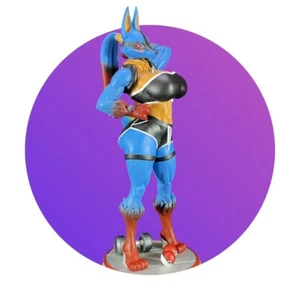 Gym Fighter | 3D gedruckte Figur | bemalt oder Modellbausatz | Designed by Officer Rhu - Bild 1 von 1