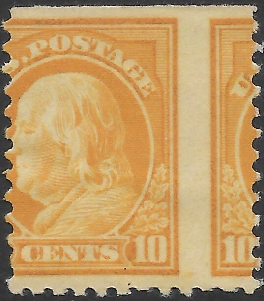 510 10 Cent Franklin Misperfed. - Image 1 of 1