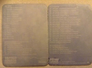 BRITISH HORROR COLLECTION SERIES ONE: DRUCKPLATTEN: BASISKARTE 92 - CHECKLISTE - Bild 1 von 1