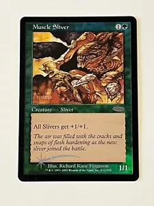Muscle Sliver (DCI Promo) MTG Friday Night Magic 2003 Rare Foil NM x1 -MagicCard - Picture 1 of 3