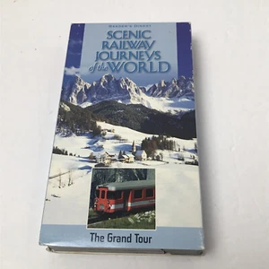 Scenic Railway Journeys of the World The Grand Tour VHS Tape Train Railroad - Picture 1 of 4