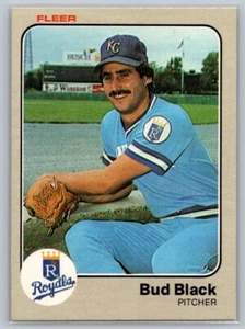 1983 Fleer Bud Black #107 - Picture 1 of 2