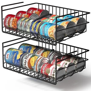 Sorbus Under Cabinet Multipurpose Storage Shelf with Dividers (Single, 2-Pack) - Picture 1 of 20